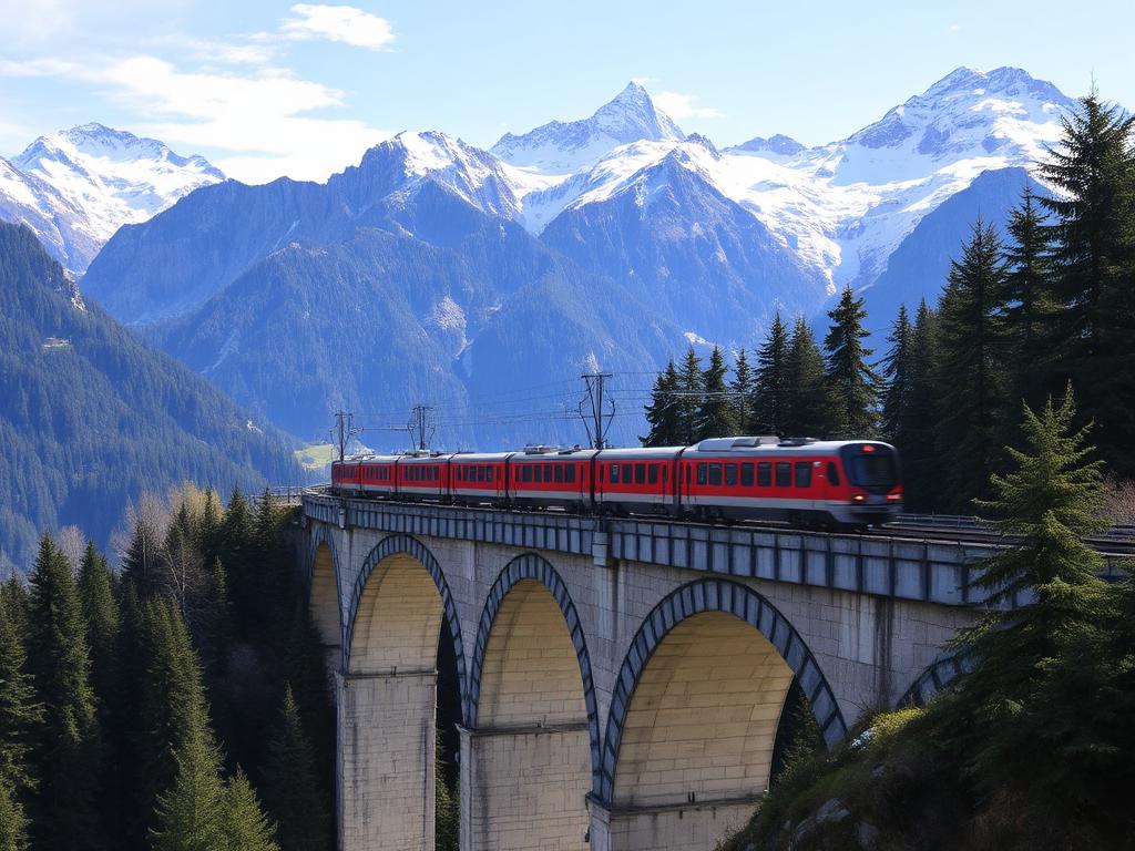 Swiss Alps Panorama Rail